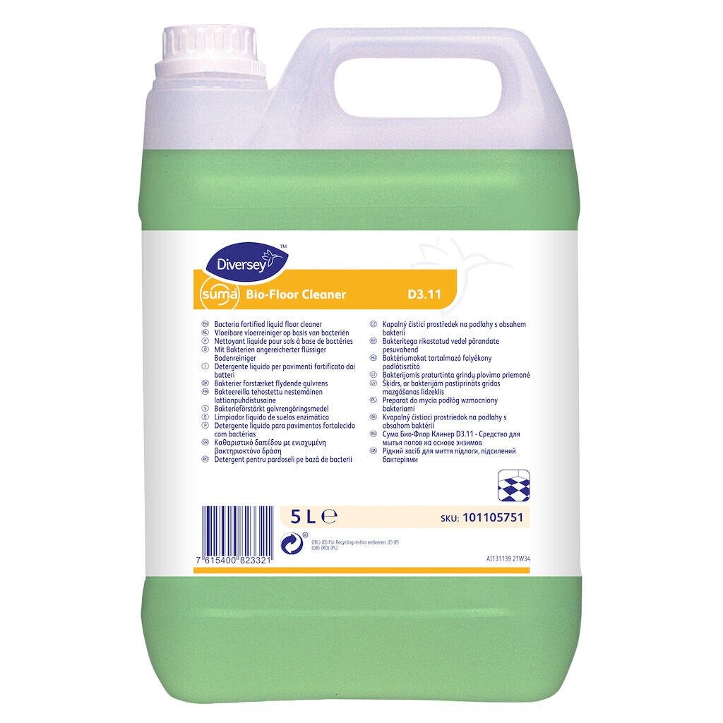 Diversey Suma Bio-Floor Cleaner D3.11, 5L - засіб для миття підлоги